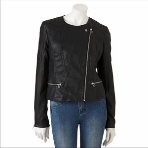 Kohl’s Candies Faux Leather Jacket